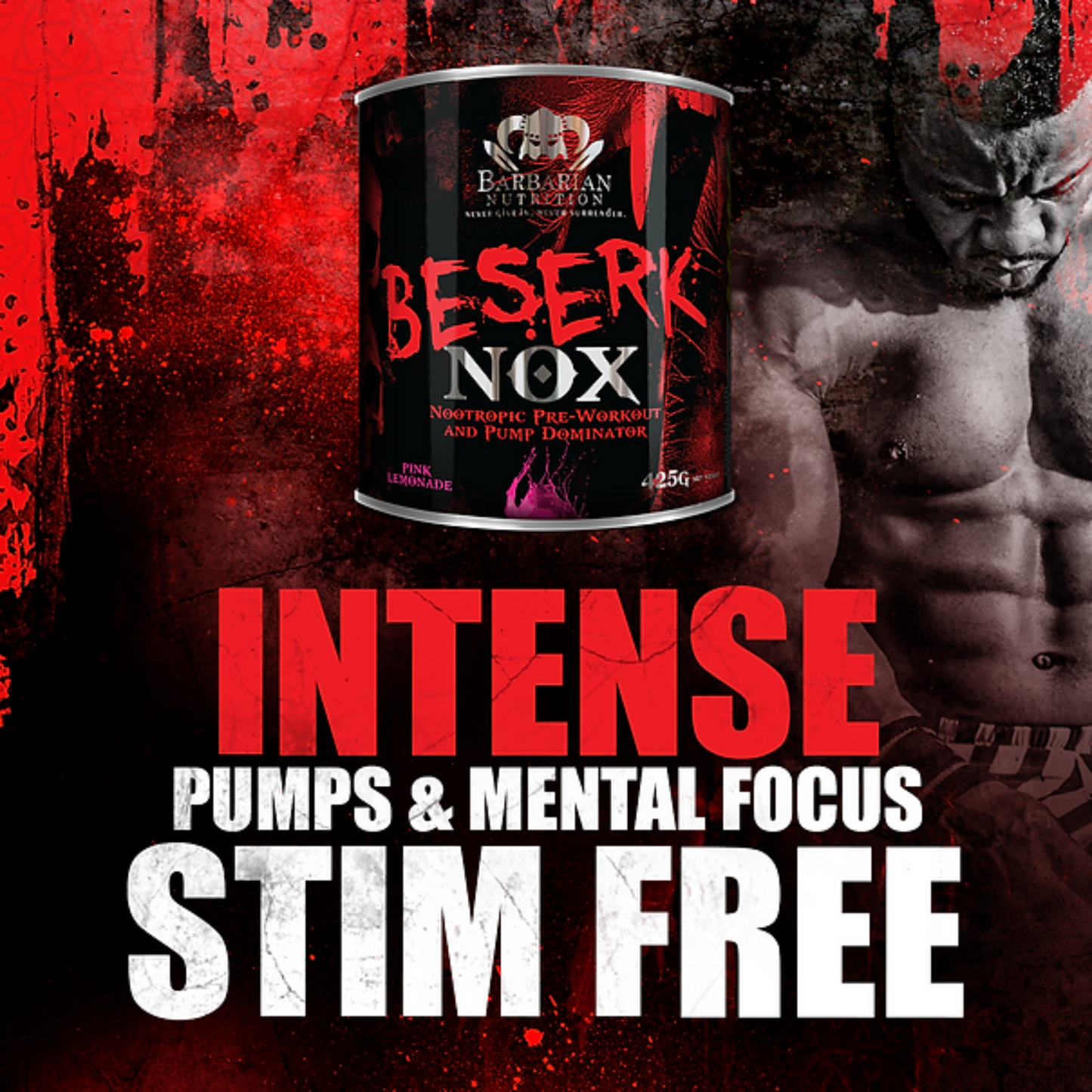 BARBARIAN NUTRITION Beserk Nox Booster 425g