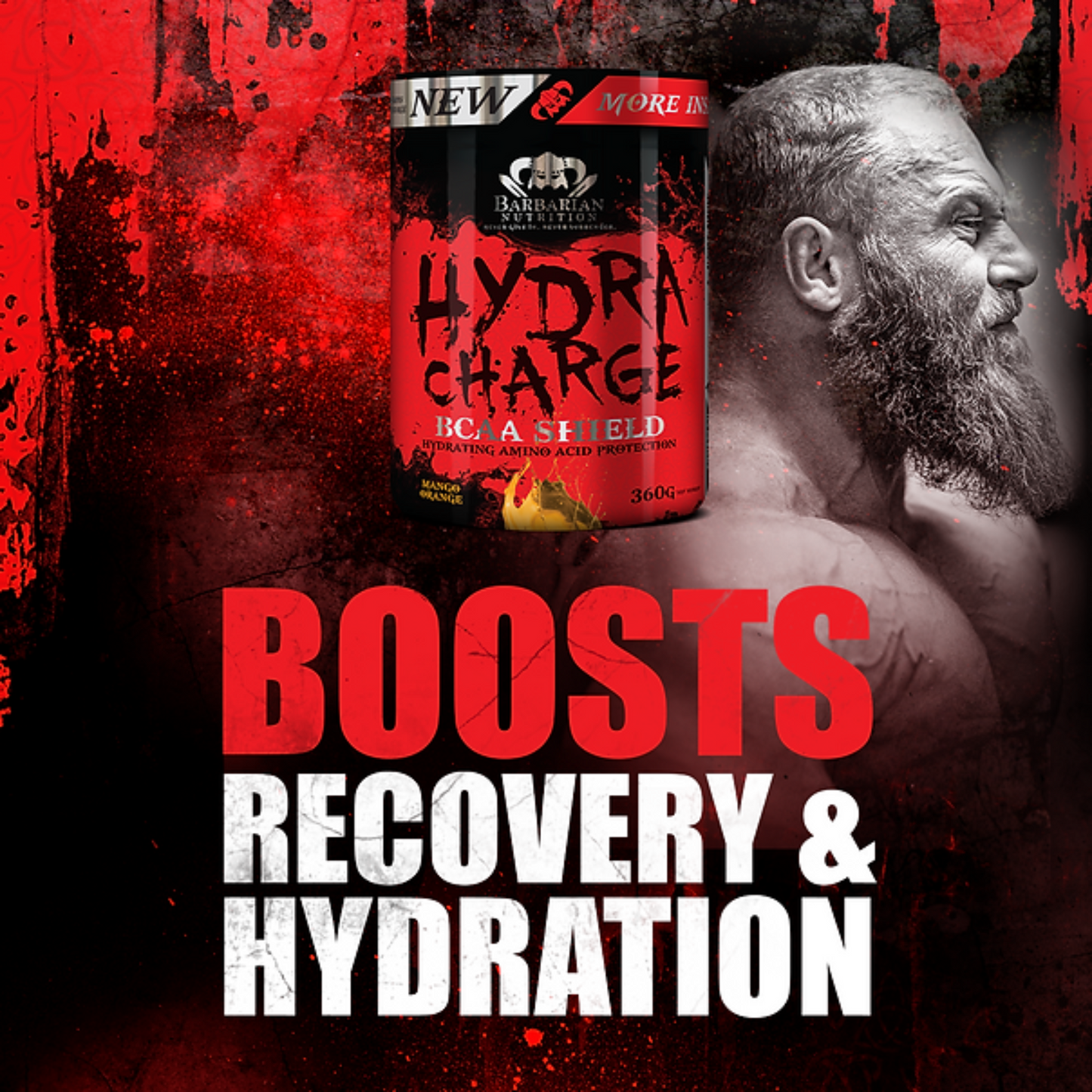 BARBARIAN NUTRITION Hydra Charge (EAA, Electrolyte) 360g