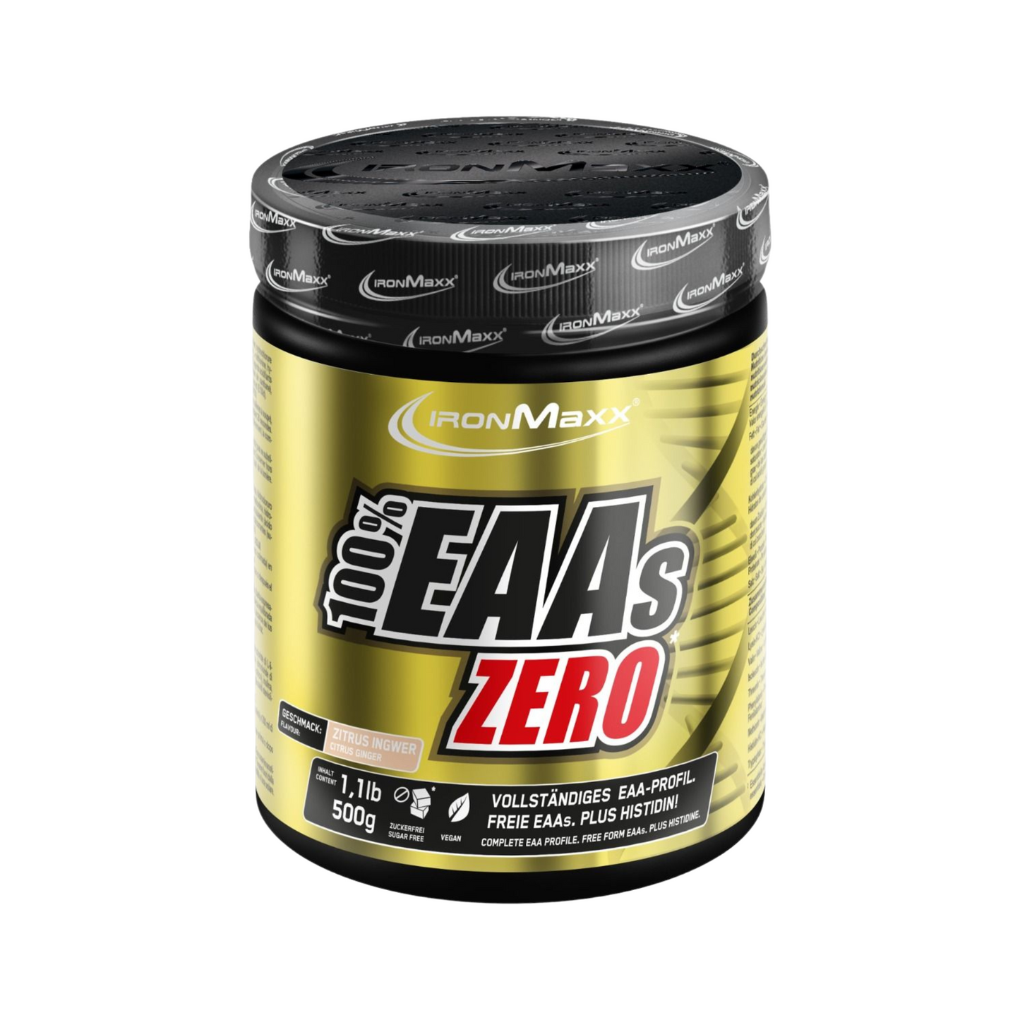 IRONMAXX 100% EAAs Zero 500g