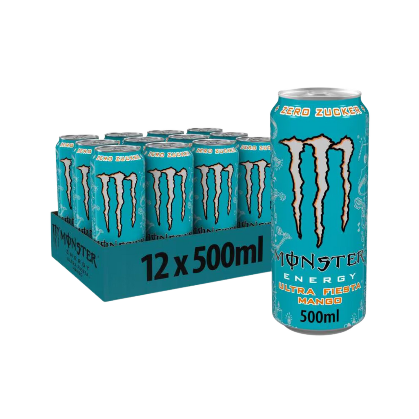 MONSTER Energy Drink zero sugar 12x500ml