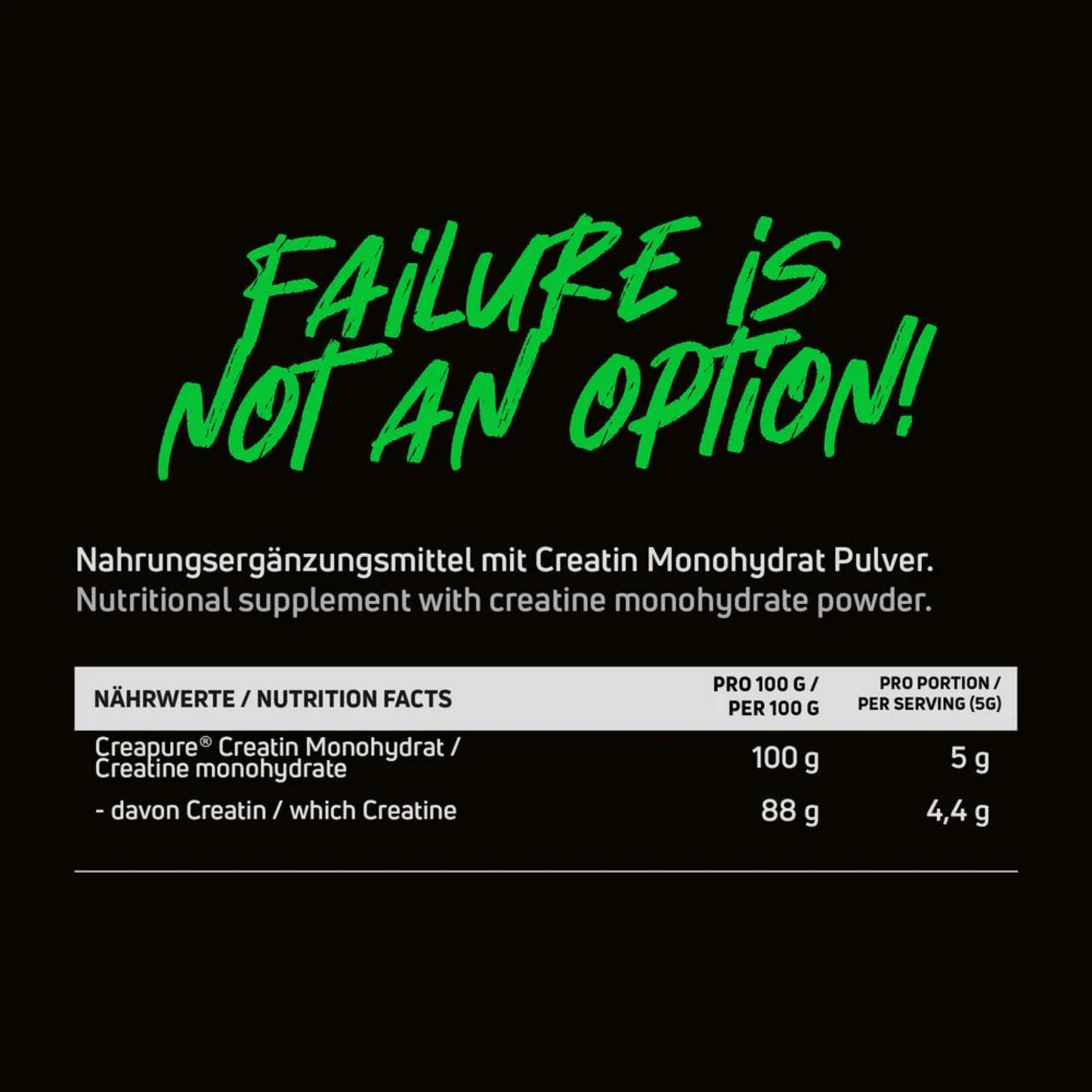 NEOSUPPS Creatine Made of Creapure 500g