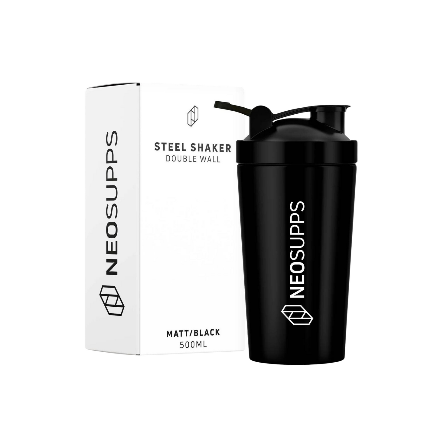 NEOSUPPS Steel Shaker - Double Wall 500ml