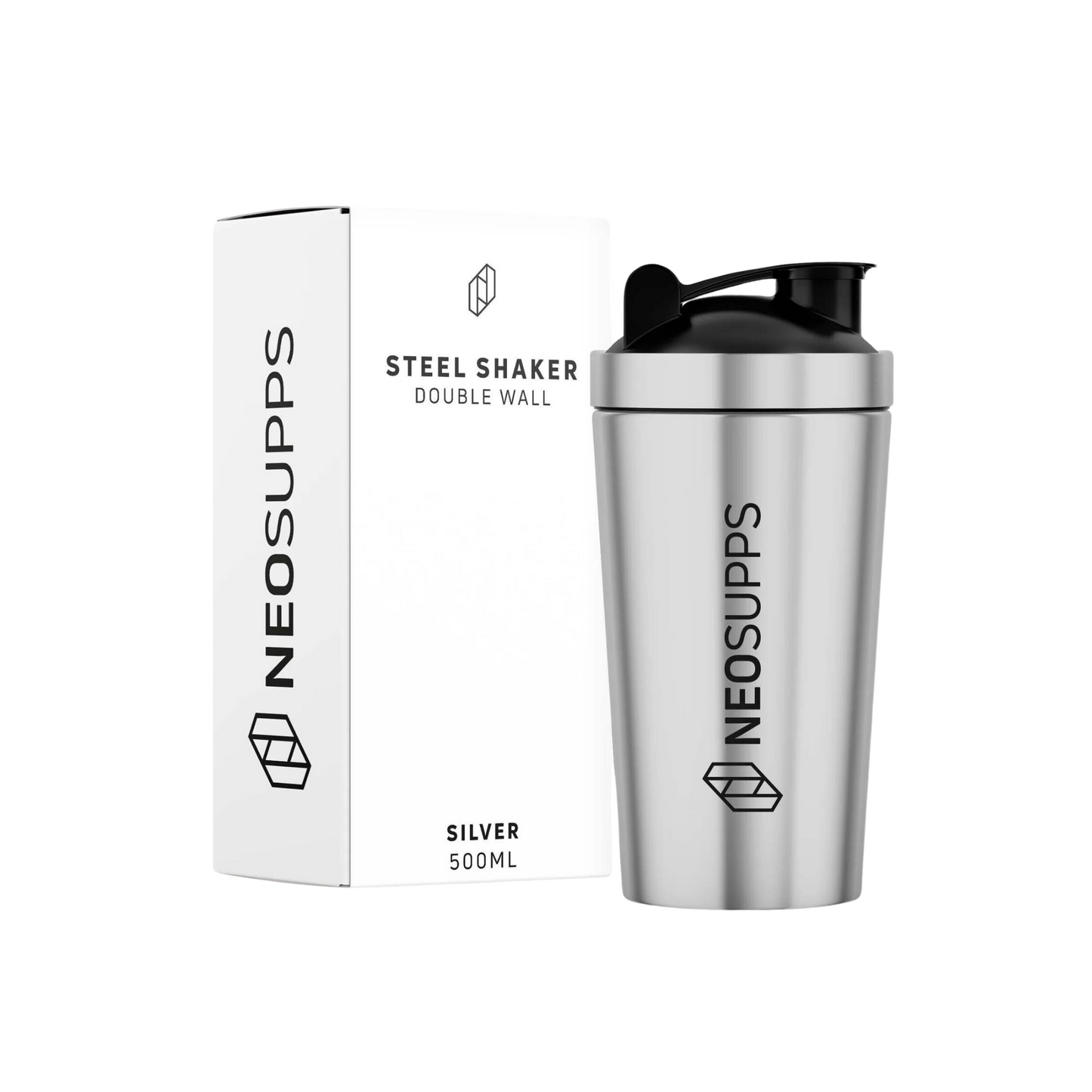 NEOSUPPS Steel Shaker - Double Wall 500ml