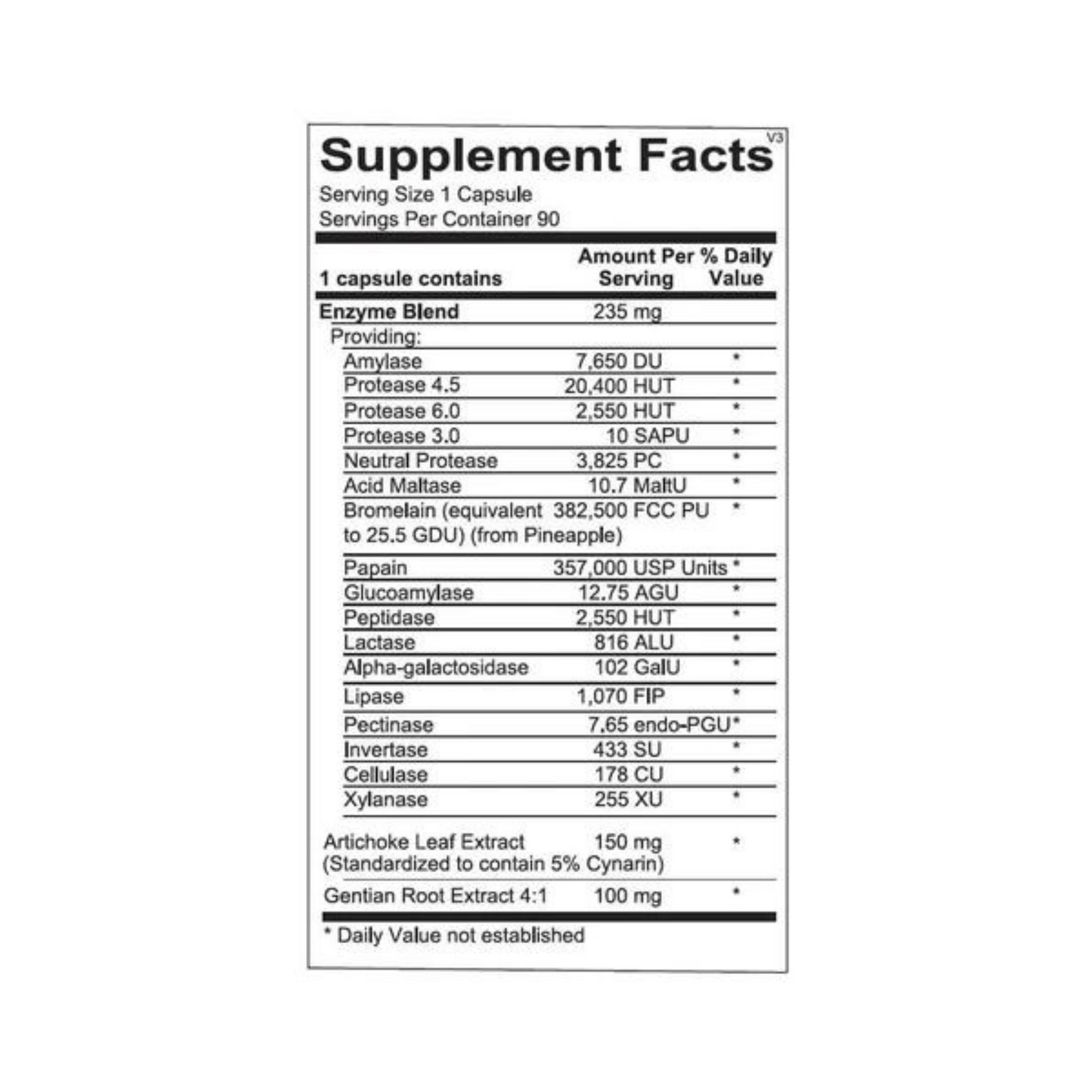 REVIVE Digest Aid (Enzyme) 90 Kapseln