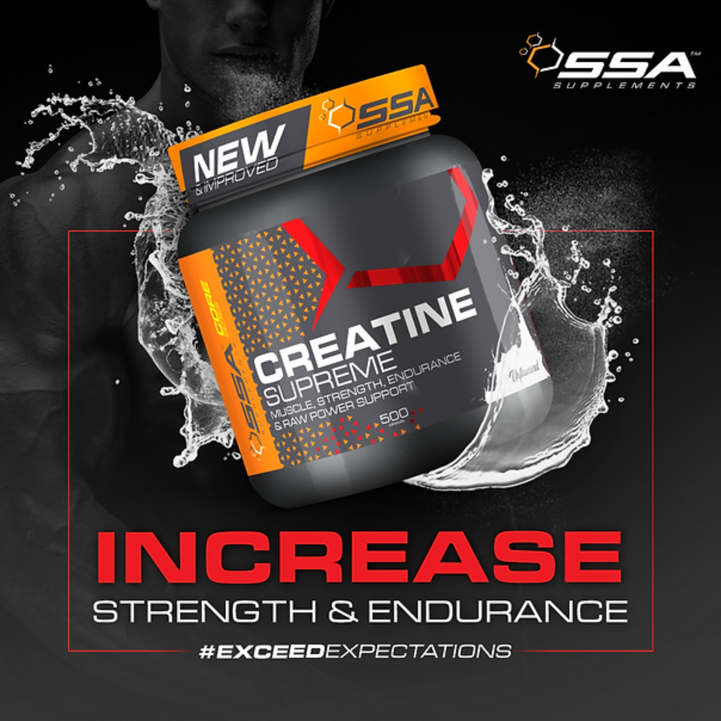 SSA SUPPLEMENTS Creatine Monohydrate 500g