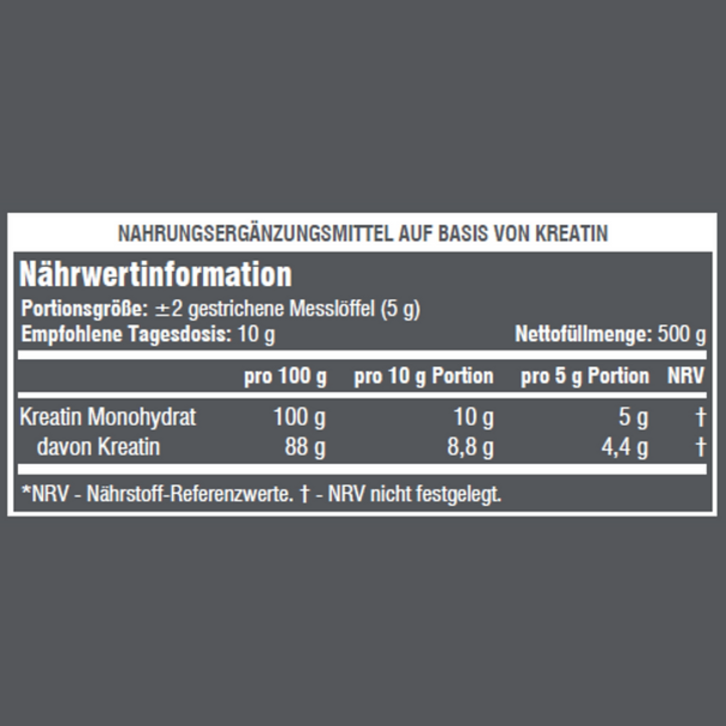 SSA SUPPLEMENTS Creatine Monohydrate 500g
