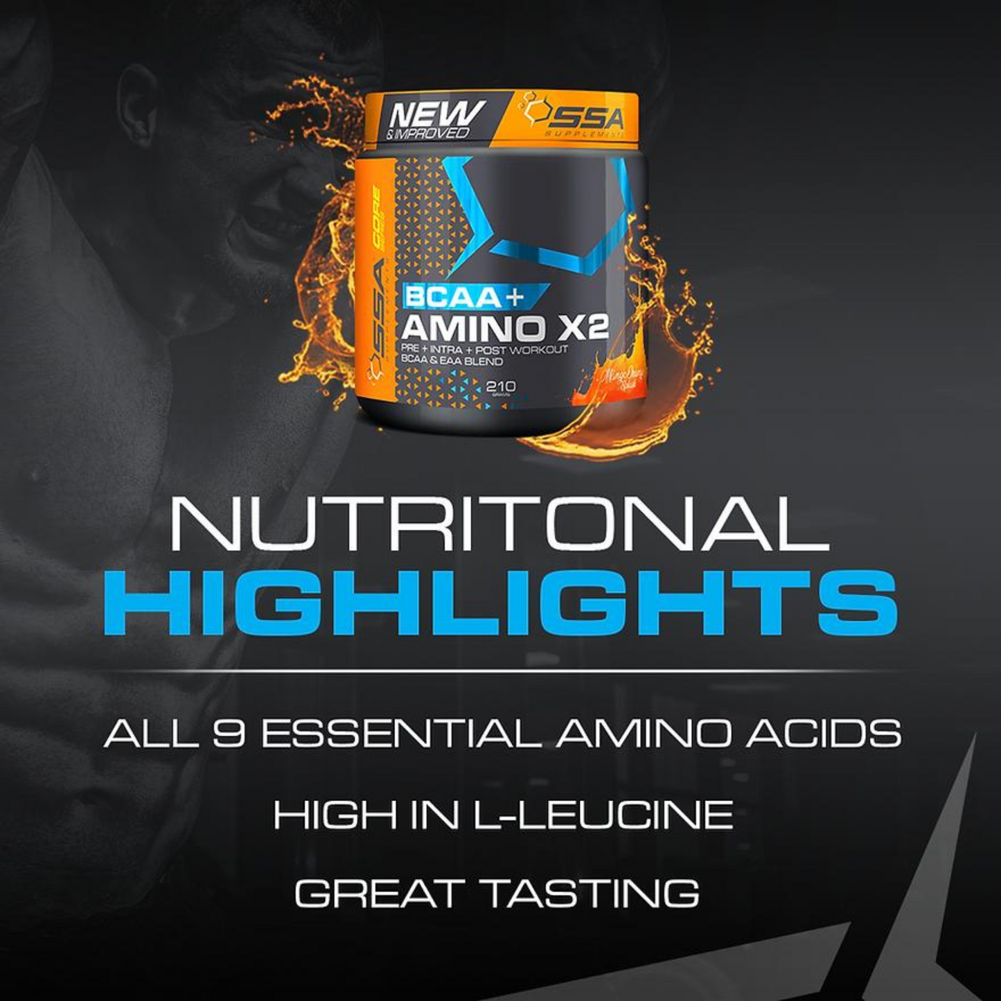 SSA SUPPLEMENTS EAAs Amino X2 210g