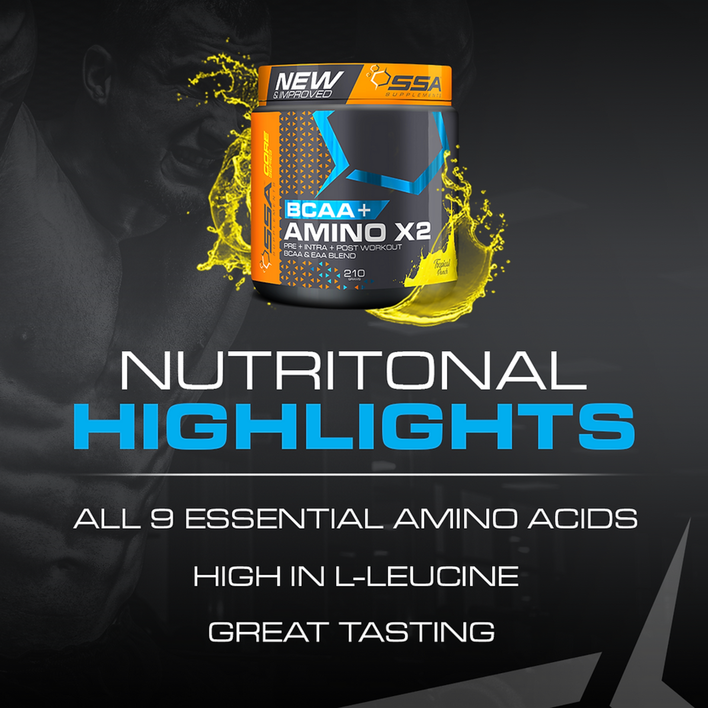 SSA SUPPLEMENTS EAAs Amino X2 210g