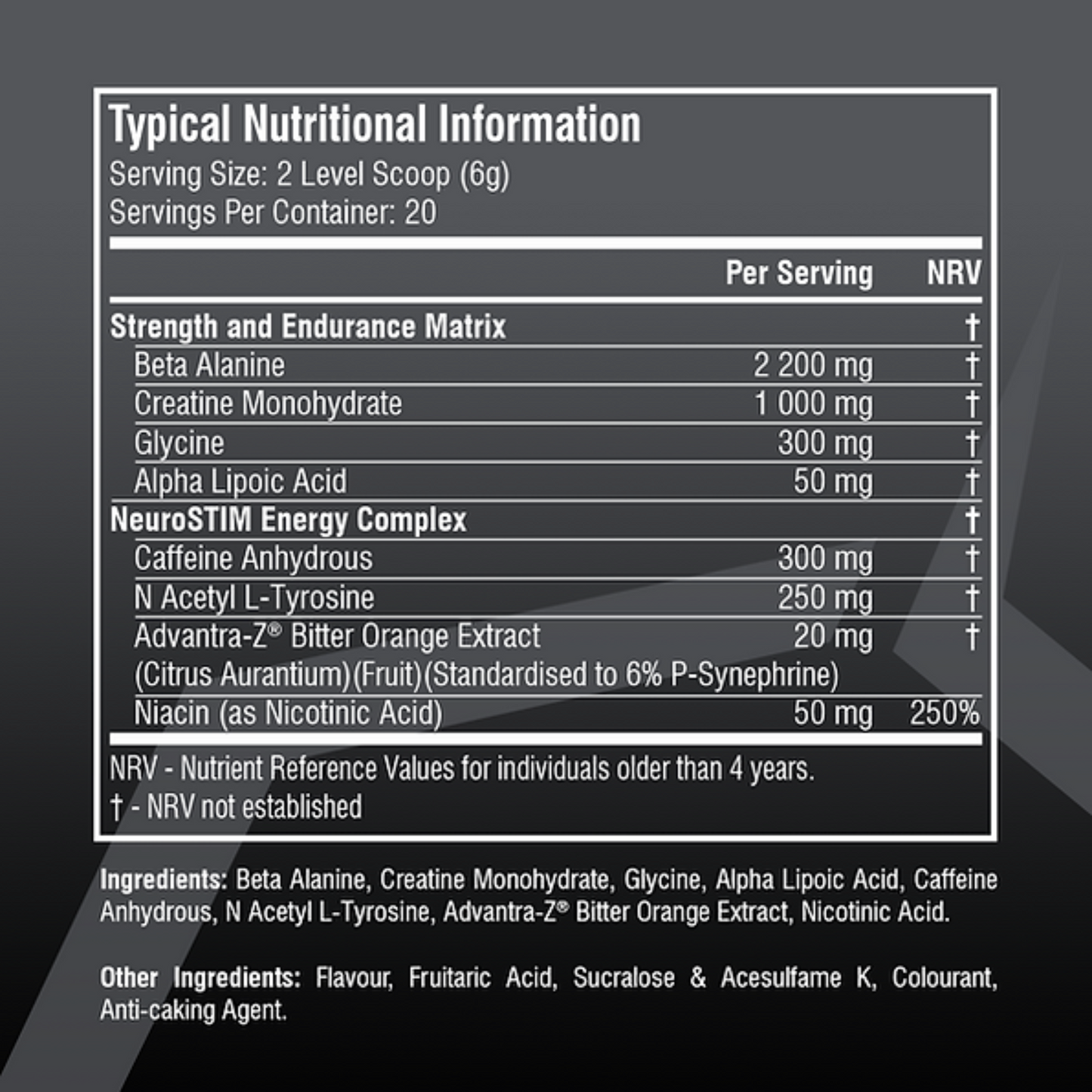 SSA SUPPLEMENTS Hellfire Original Pre Workout Energy Booster