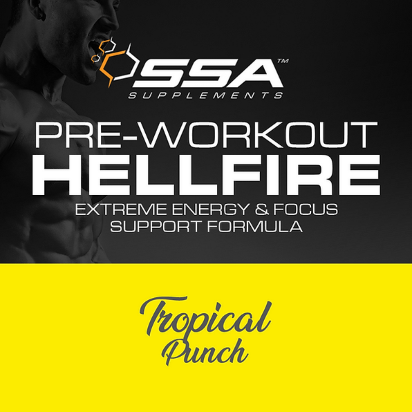 SSA SUPPLEMENTS Hellfire Original Pre Workout Energy Booster