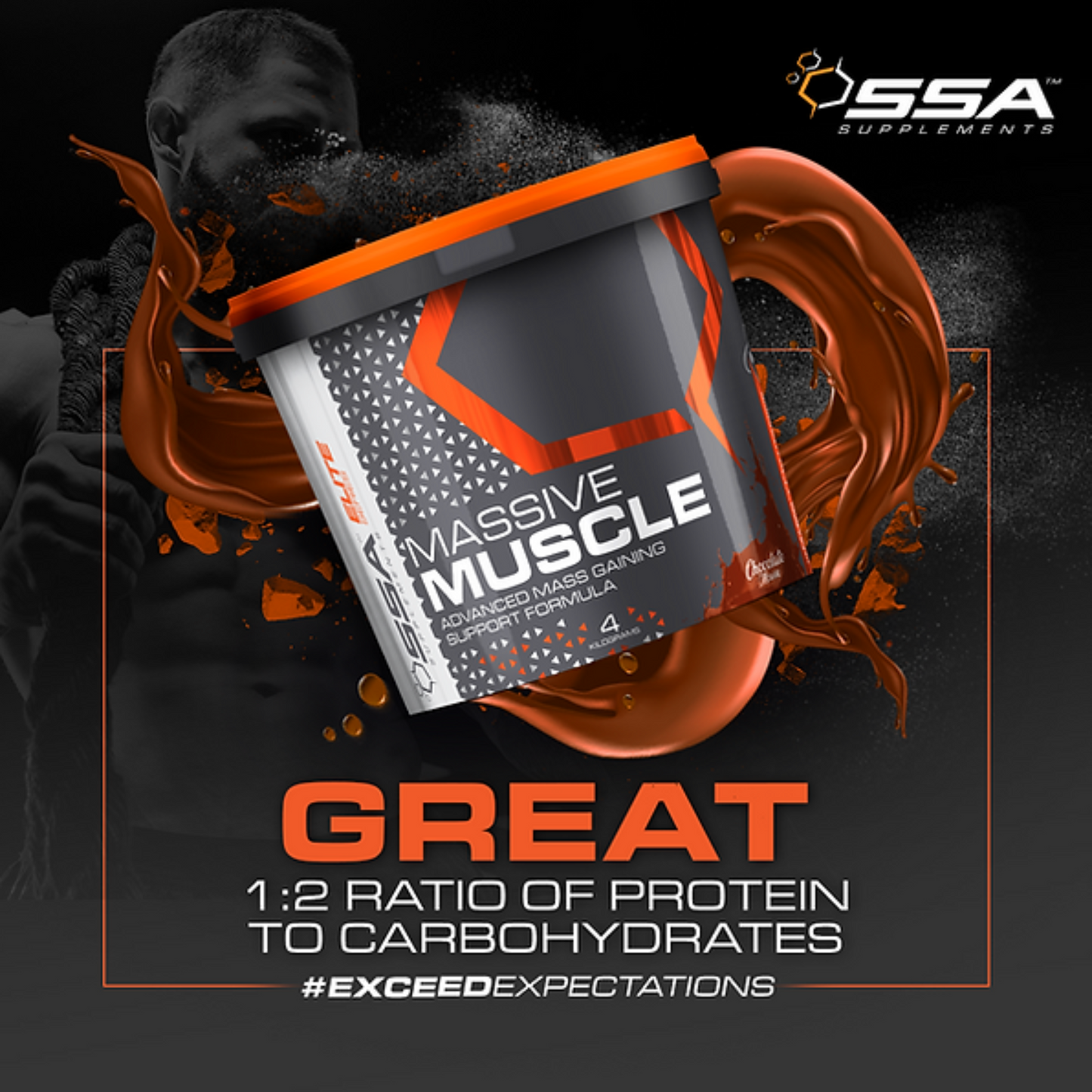 SSA SUPPLEMENTS Massive Muscle Protein