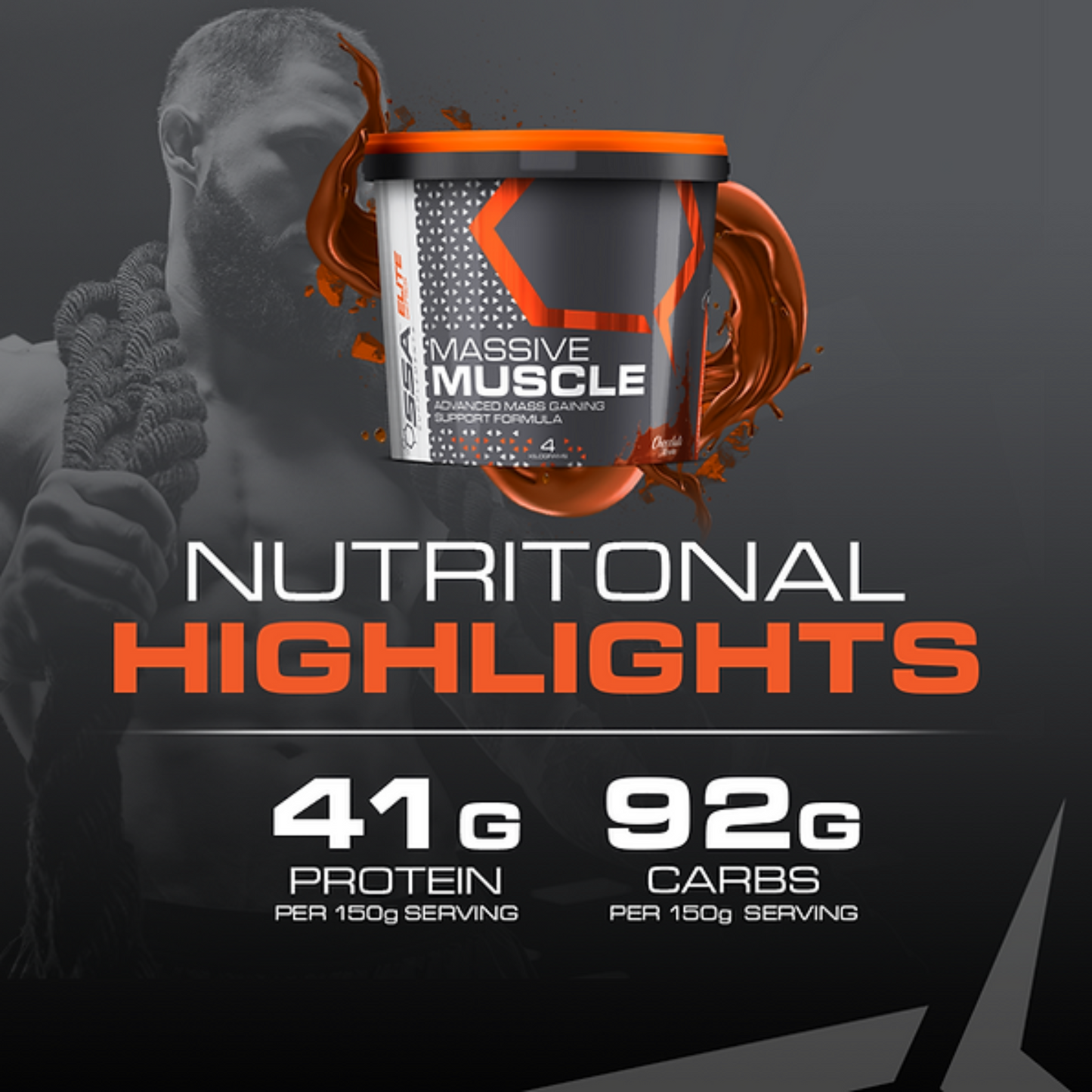 SSA SUPPLEMENTS Massive Muscle Protein