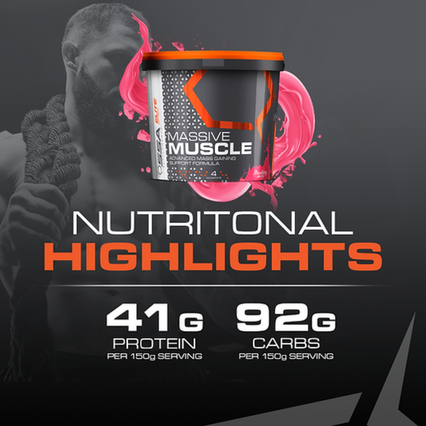 SSA SUPPLEMENTS Massive Muscle Protein