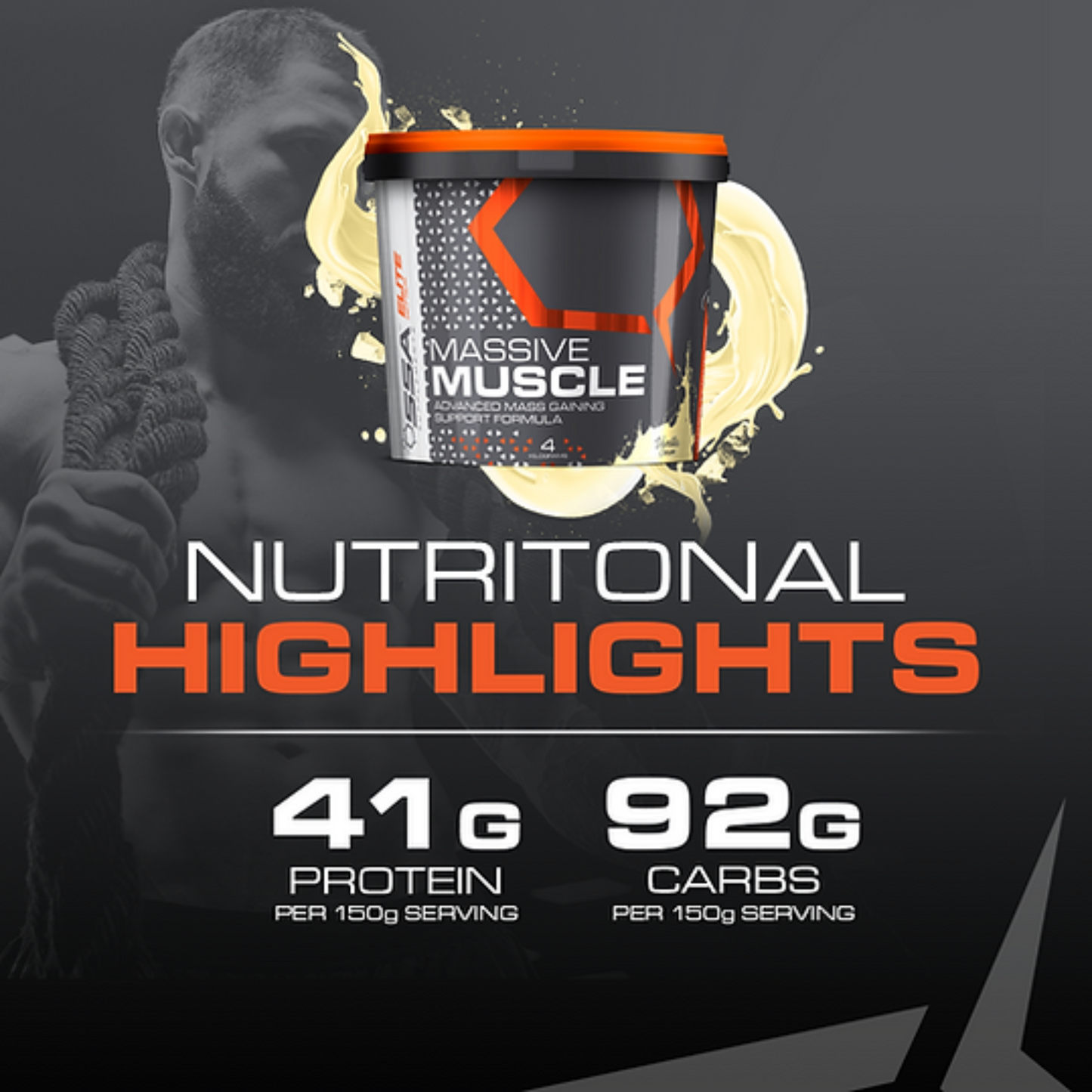SSA SUPPLEMENTS Massive Muscle Protein