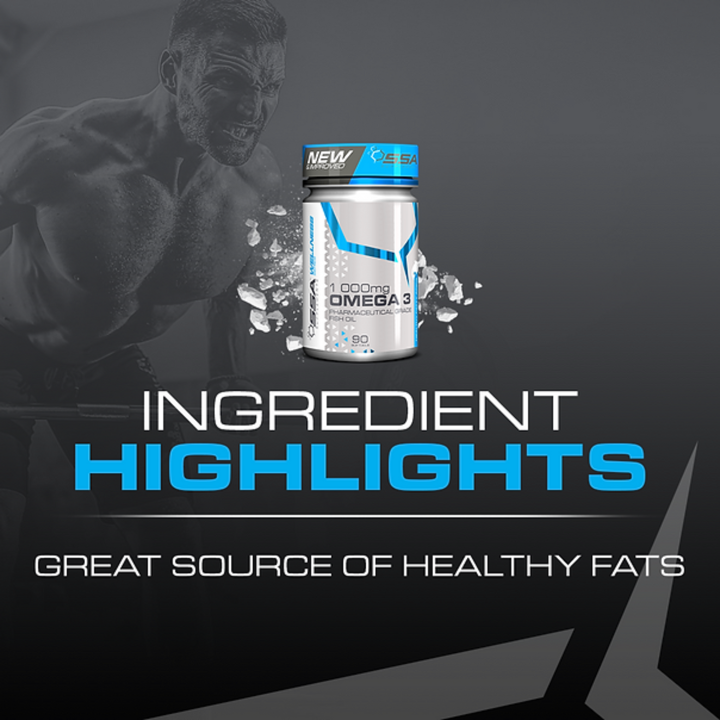 SSA SUPPLEMENTS Omega-3 90 Kapseln