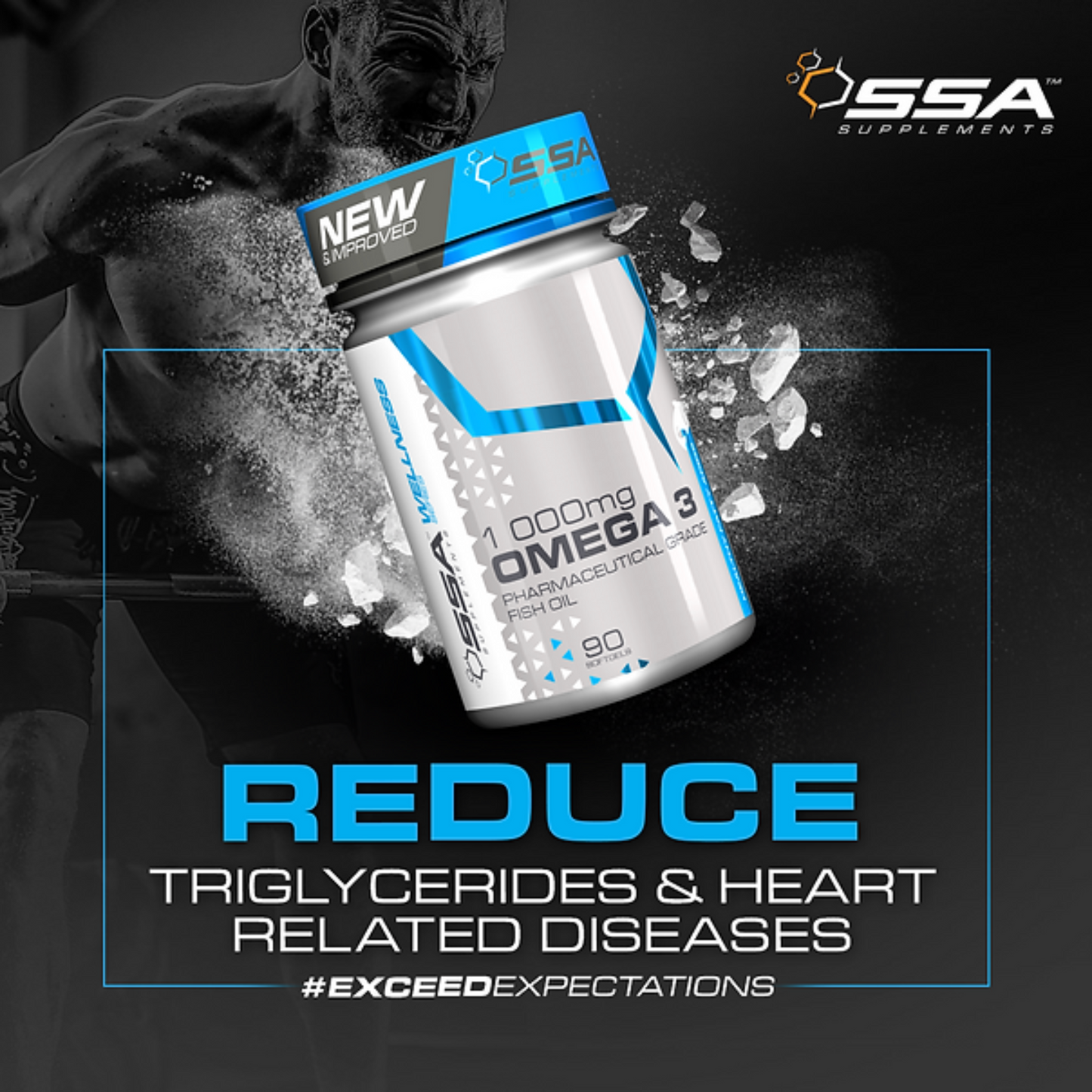 SSA SUPPLEMENTS Omega-3 90 Kapseln
