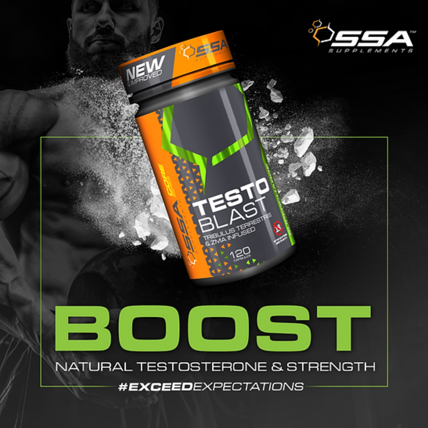 SSA SUPPLEMENTS Testo Blast