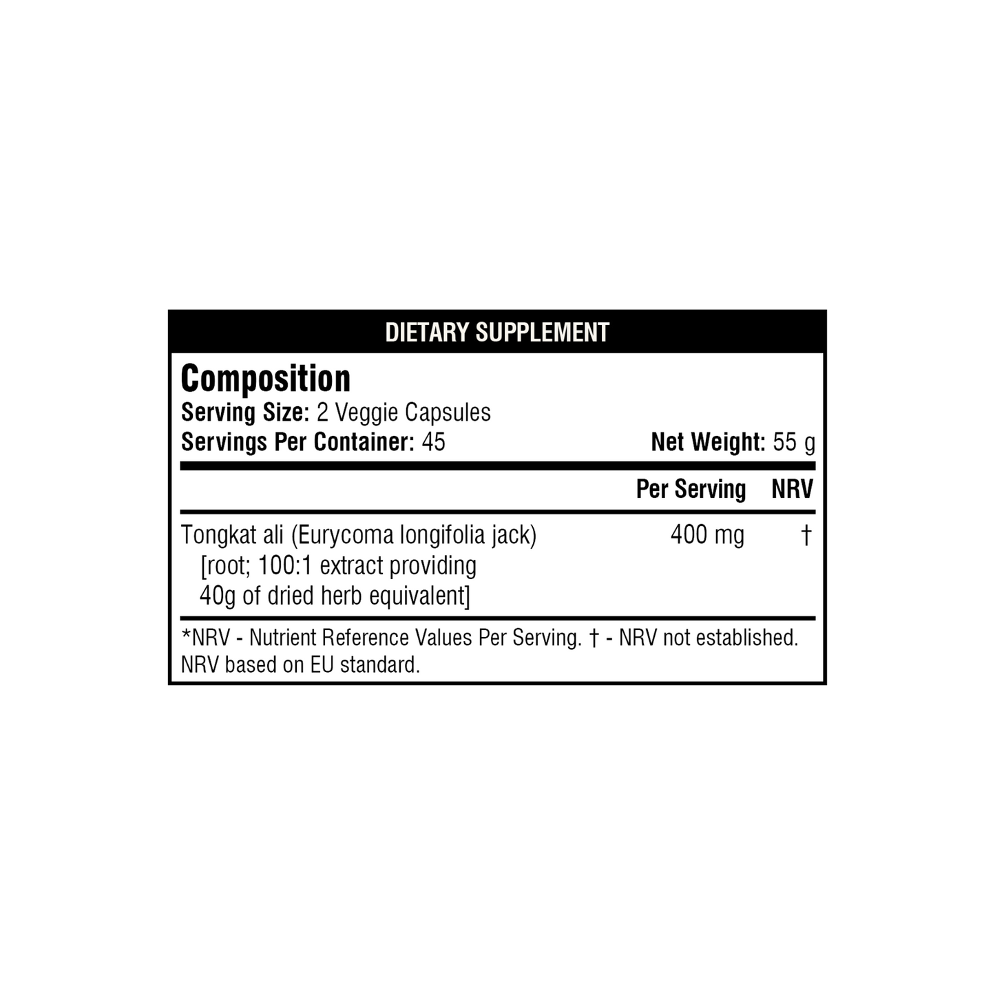 SSA SUPPLEMENTS Testo Jacked (Tonkat Ali) 90 Kapseln