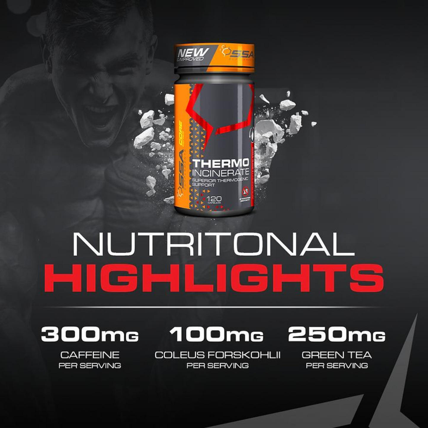 SSA SUPPLEMENTS Thermo Incinerate 120 Kapseln
