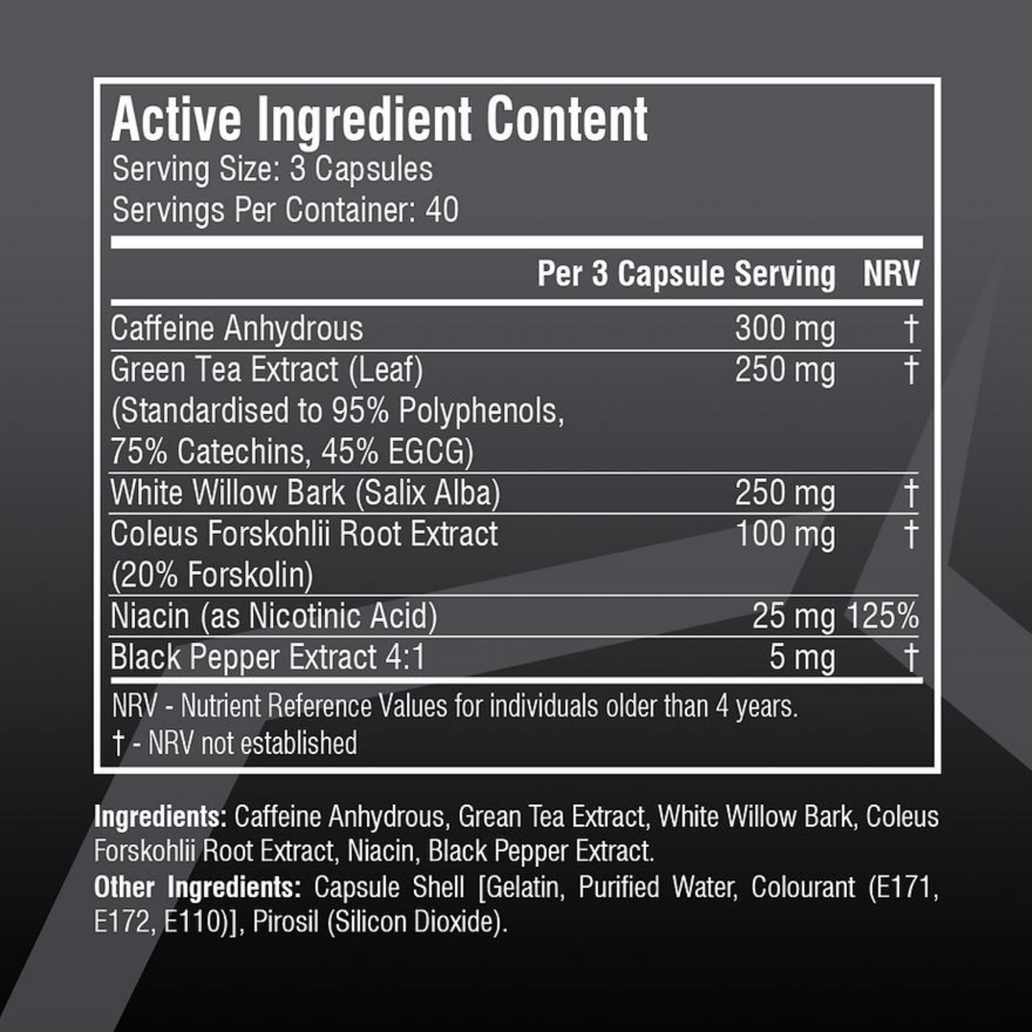 SSA SUPPLEMENTS Thermo Incinerate 120 Kapseln