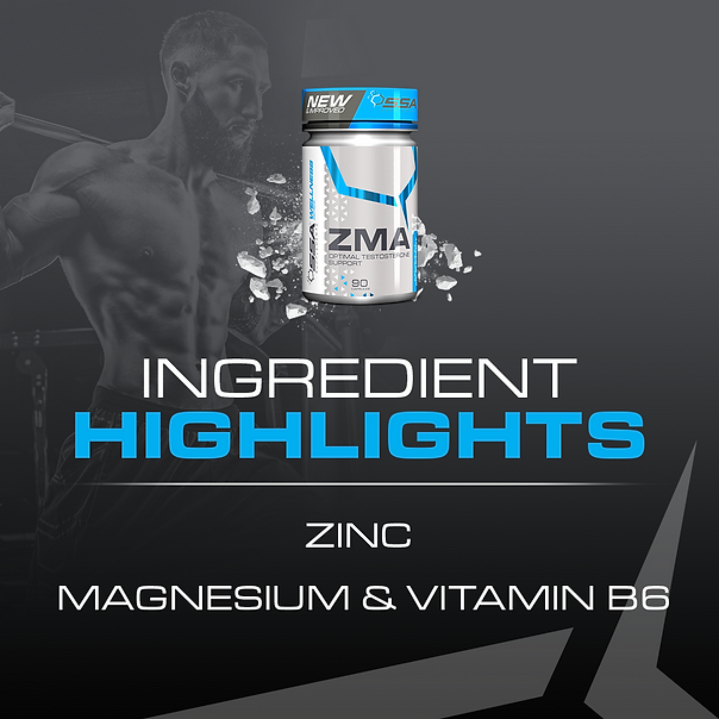 SSA SUPPLEMENTS ZMA 90 Kapseln