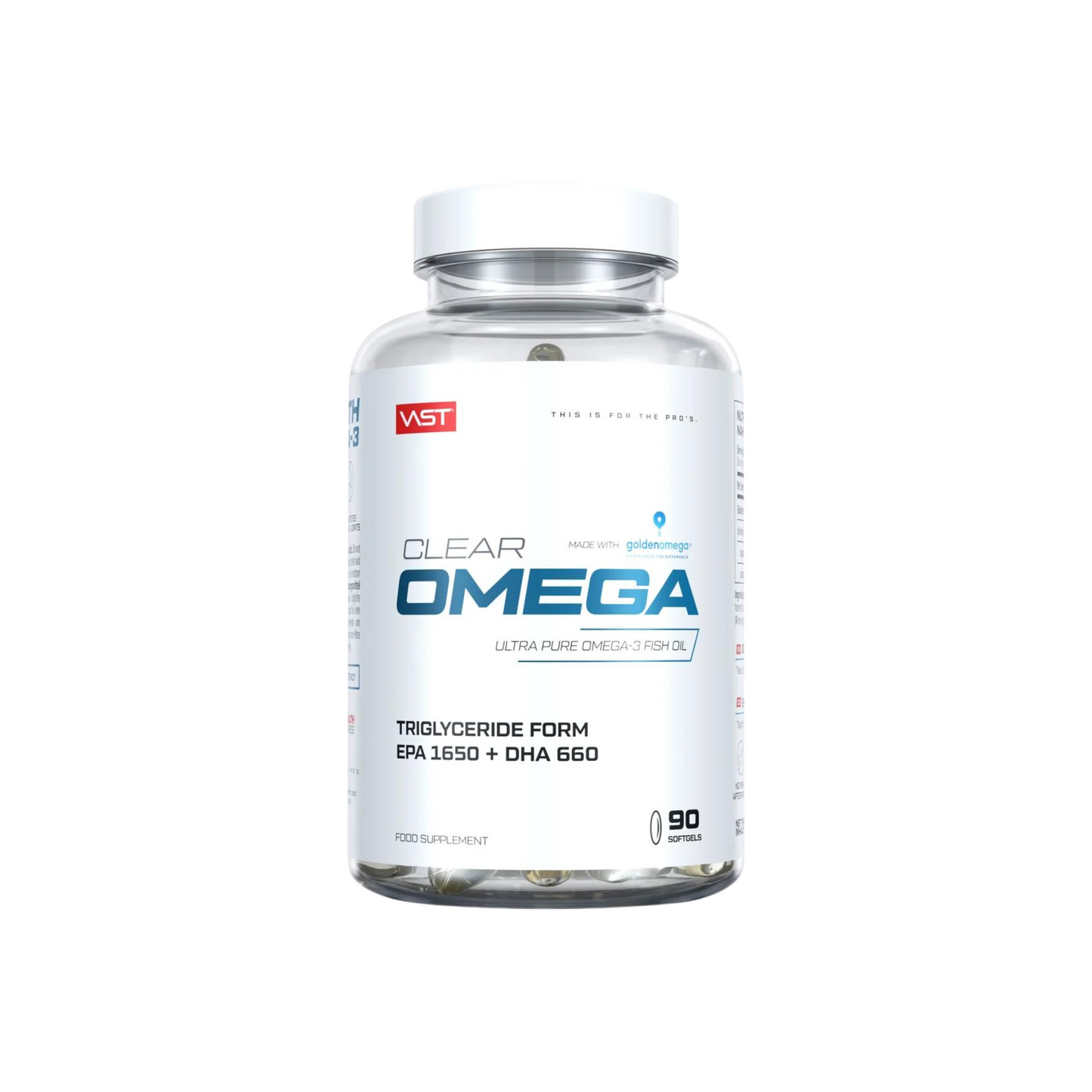 VAST Clear Omega-3 90 Kapseln