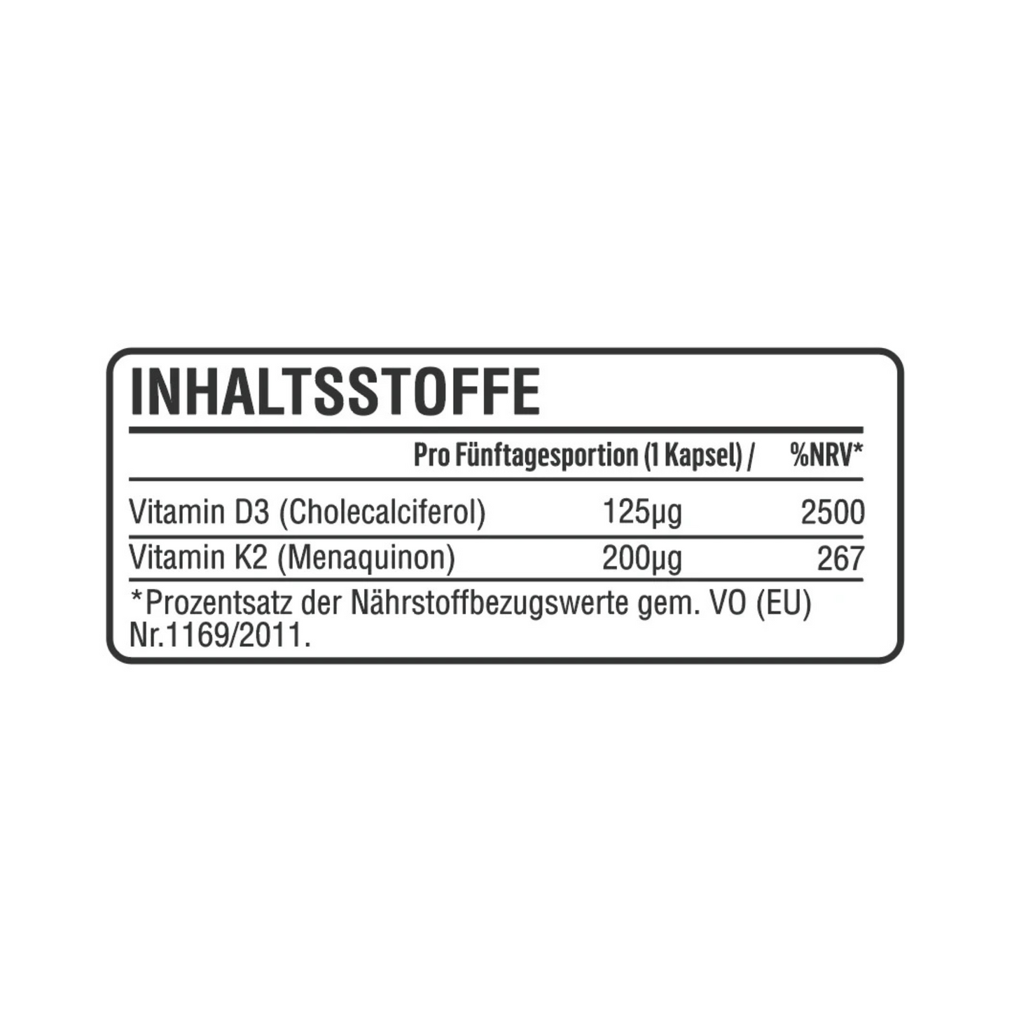 AUTFIT Vitamin D3 + K2 120 Kapseln