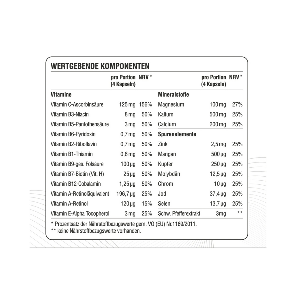 AUTFIT Vitamin & Mineral Support 120 Kapseln