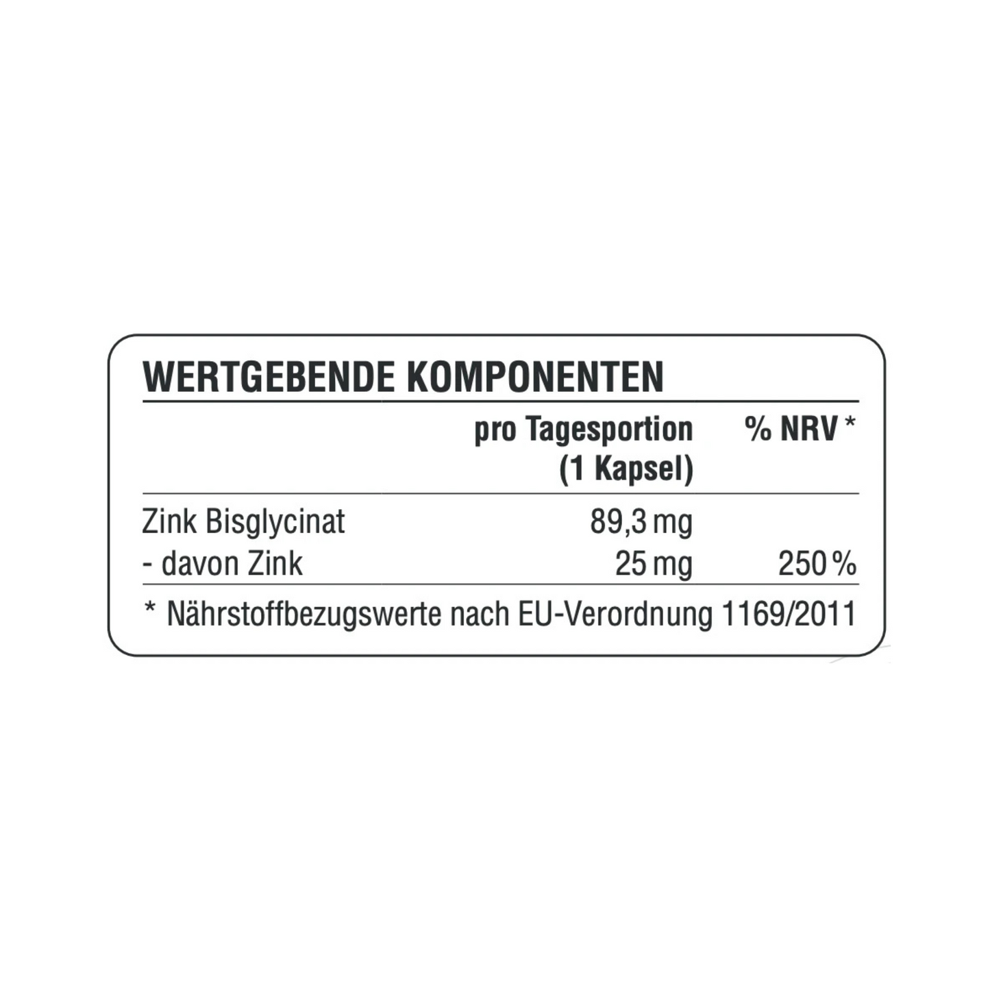 AUTFIT Zink Bisglycinat 60 Kapseln