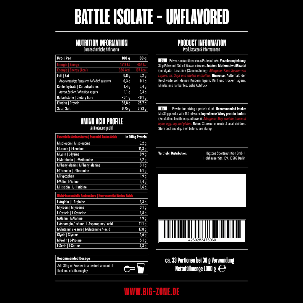 BIG ZONE Battle Isolate 1000g