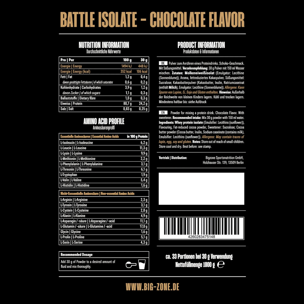 BIG ZONE Battle Isolate 1000g