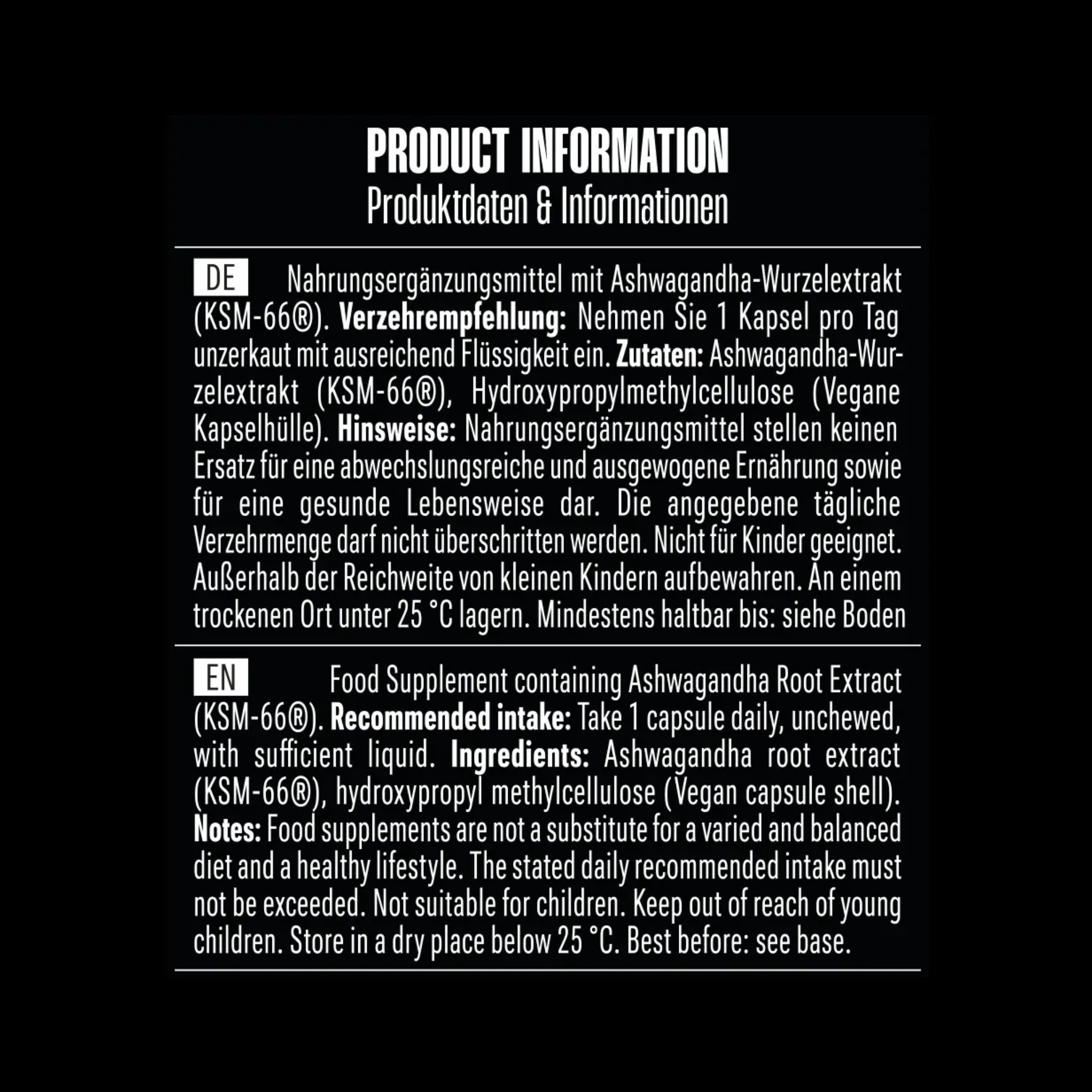 BIG ZONE Ashwagandha KSM-66® 120 Kapseln