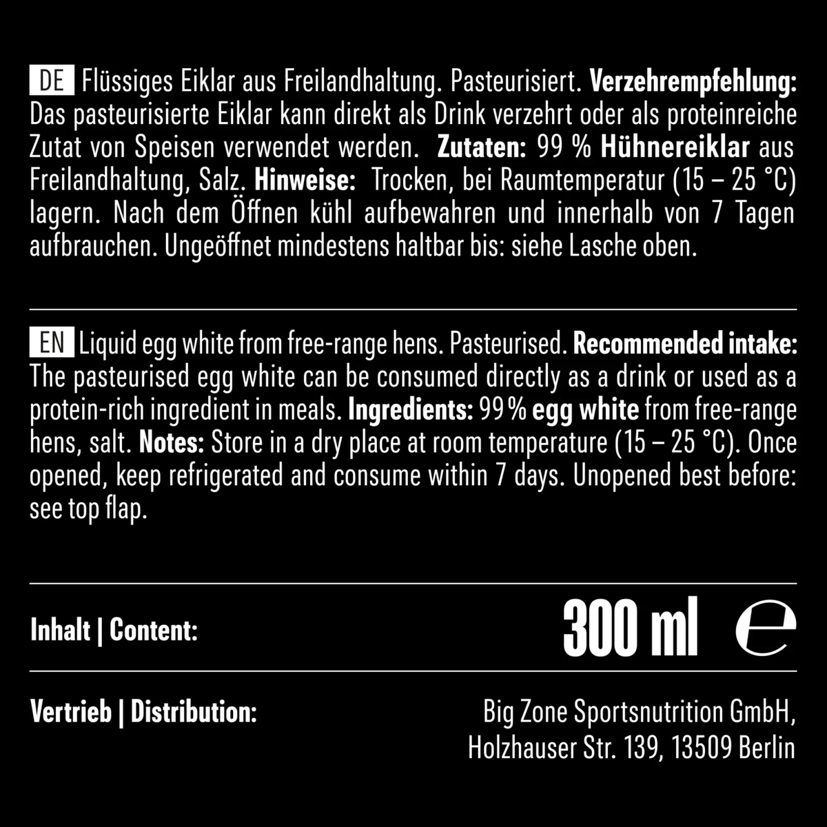BIG ZONE Eiklar 6x300g
