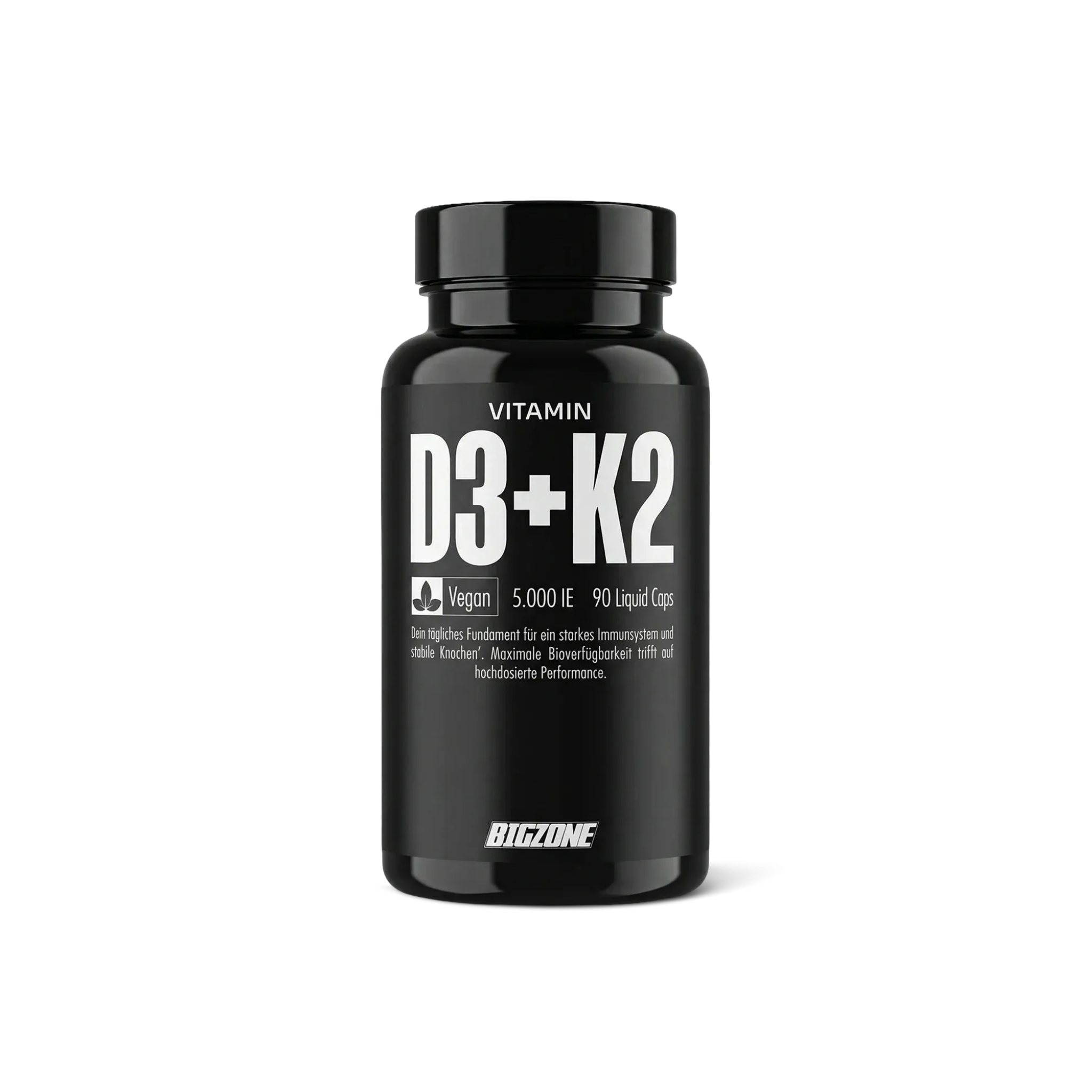 BIG ZONE Vitamin D3 + K2 Liquid Caps 90 Kapseln