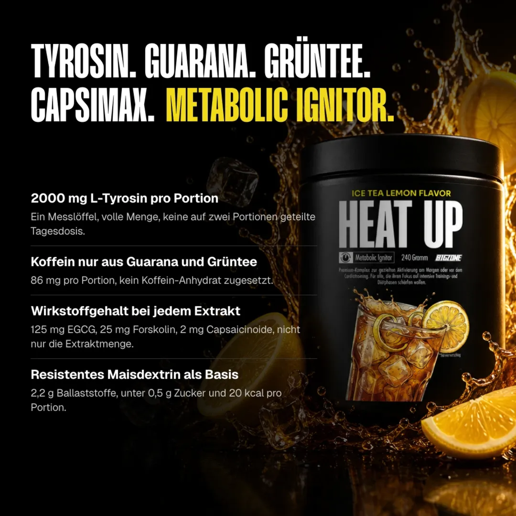 BIG ZONE Heat up (Metabolism Booster) 240g