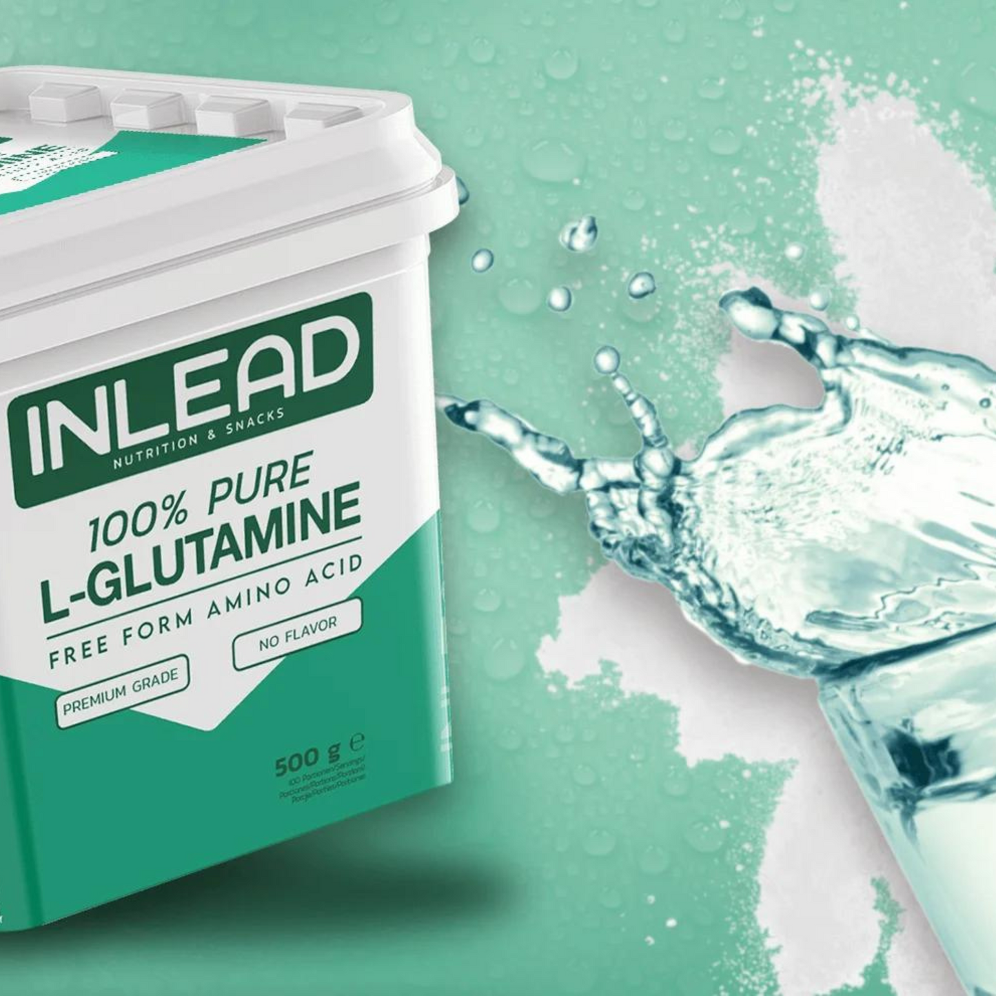 INLEAD L-Glutamine 500g