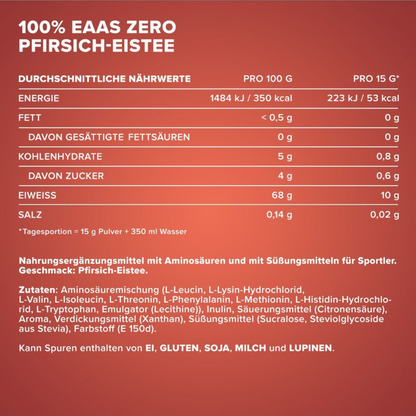 IRONMAXX 100% EAAs Zero 500g