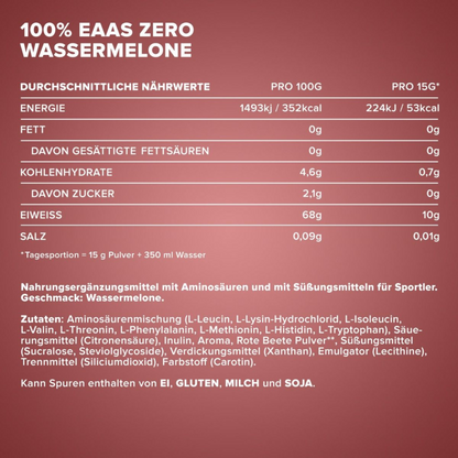 IRONMAXX 100% EAAs Zero 500g