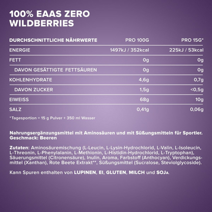 IRONMAXX 100% EAAs Zero 500g