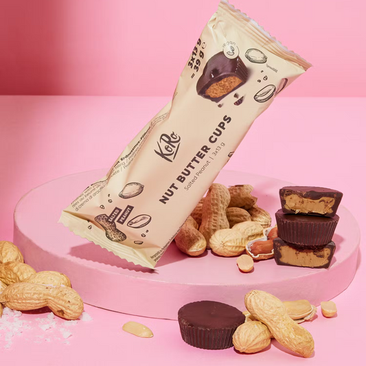 KORO Bio Nut Butter Cups Salted Peanut 3x13g