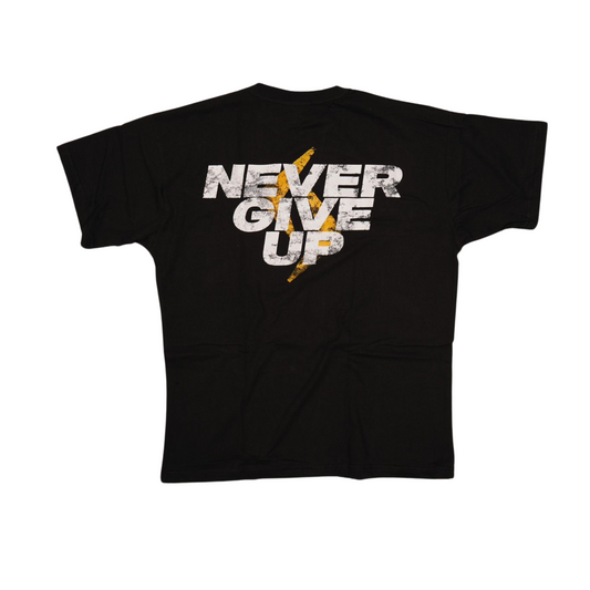 LIMITLESS WEAR Oversized Shirt "Never Give Up"