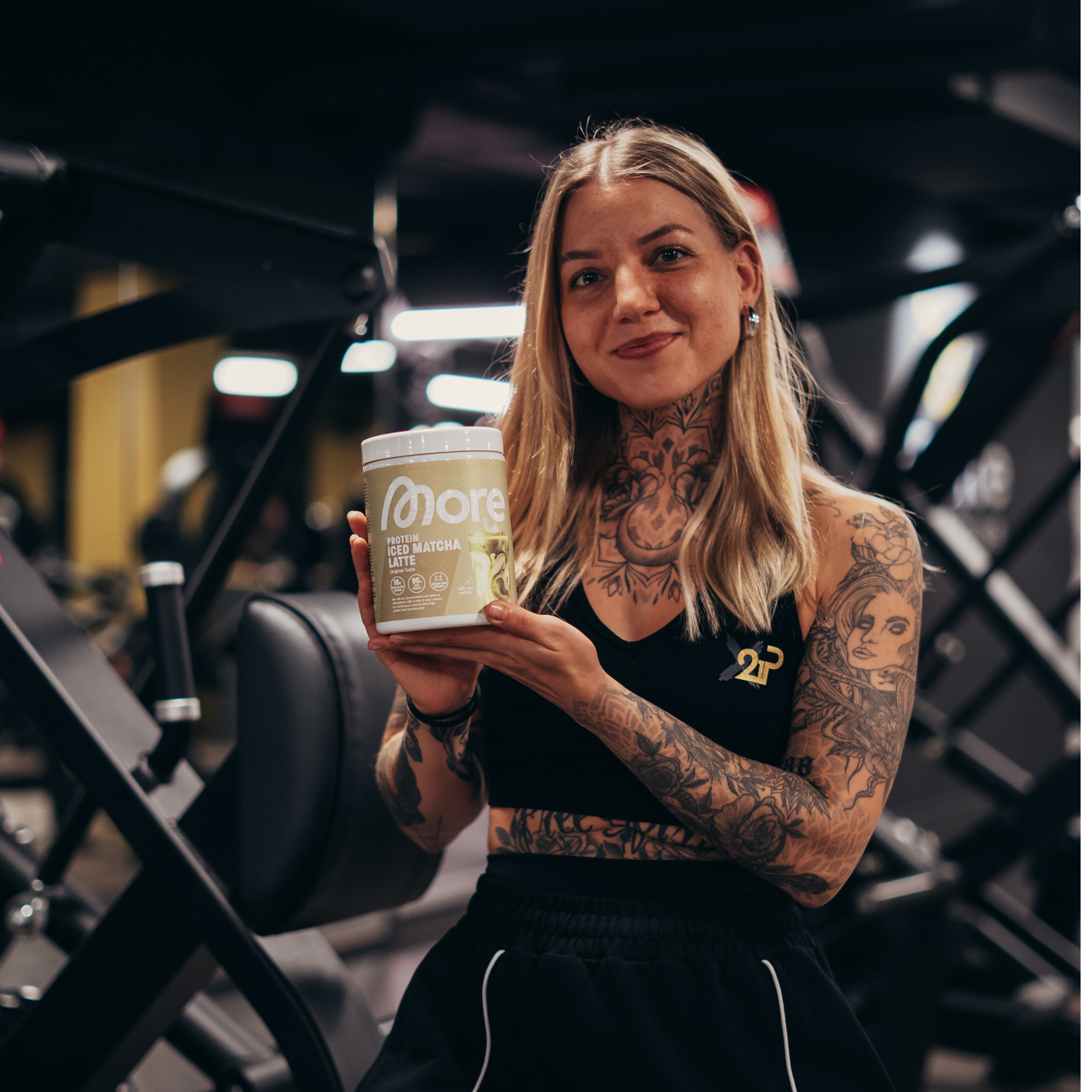 MORE Protein Iced Matcha Latte