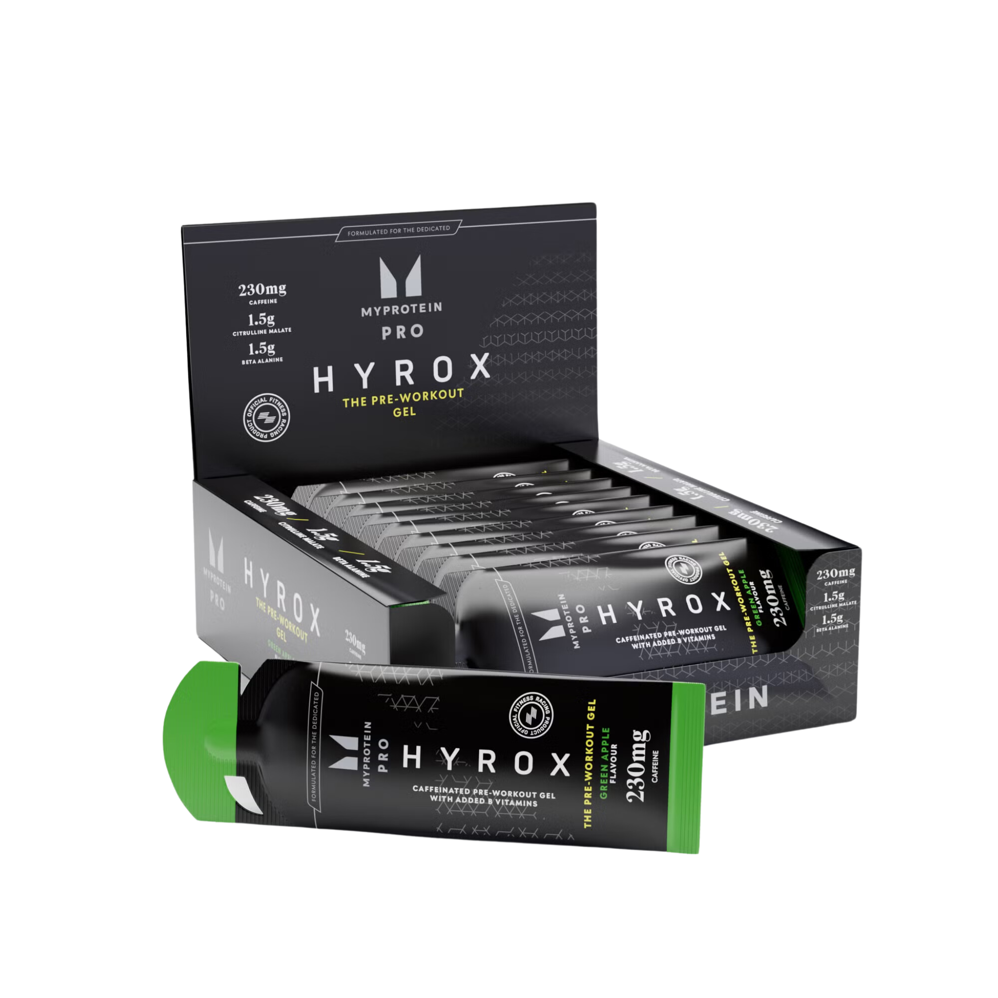 MYPROTEIN Hyrox Pre Workout Gel 12x48ml