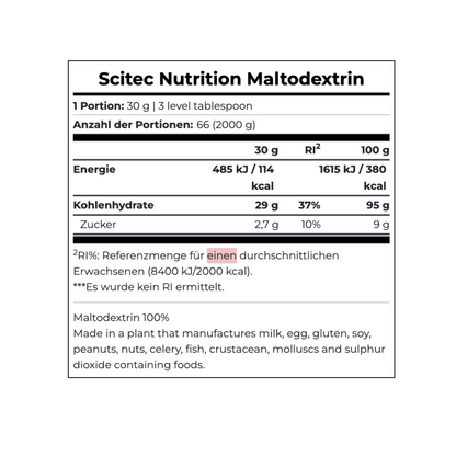 SCITEC NUTRITION Maltodextrin 2000g