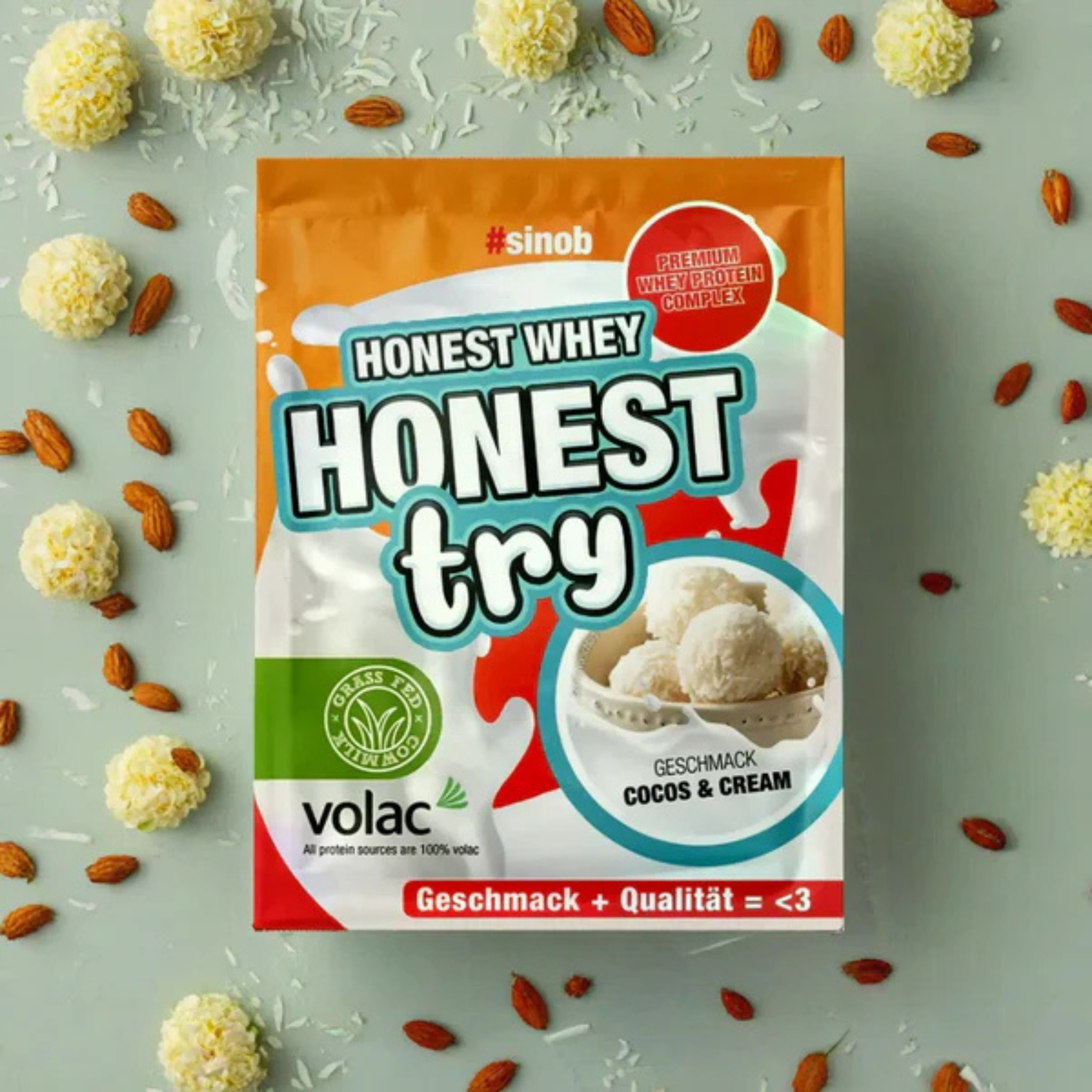 #SINOB Honest Whey+ Try 5x30g Samples