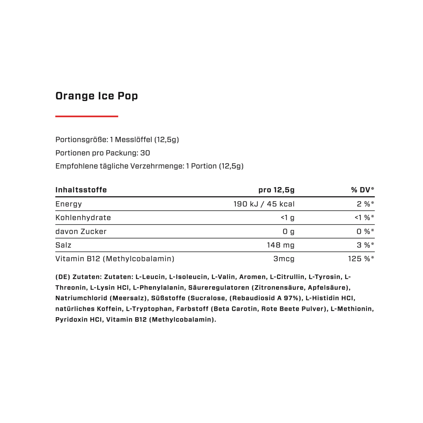 VAST Total Amino Energy+ 387g