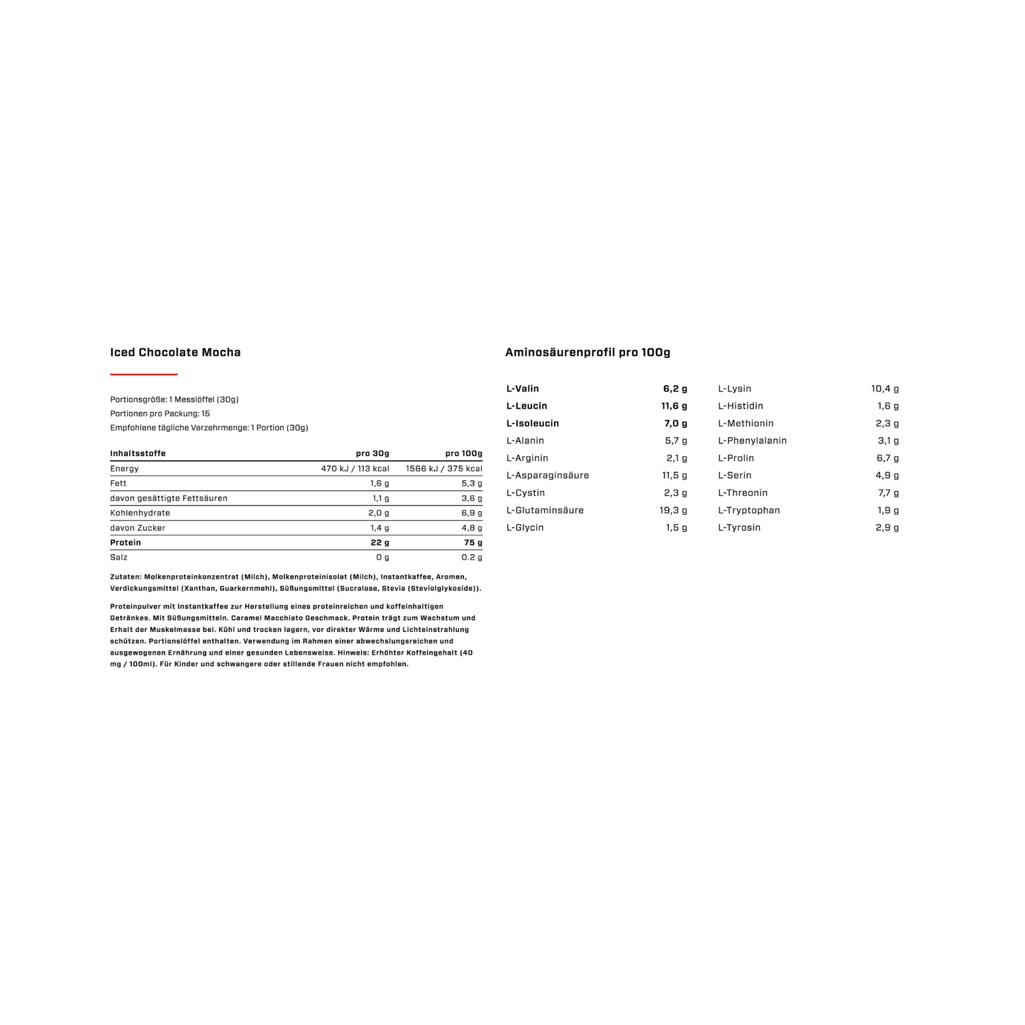 VAST Awhey Protein Coffee 450g