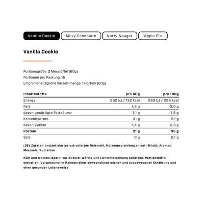 VAST Rice+Whey 900g