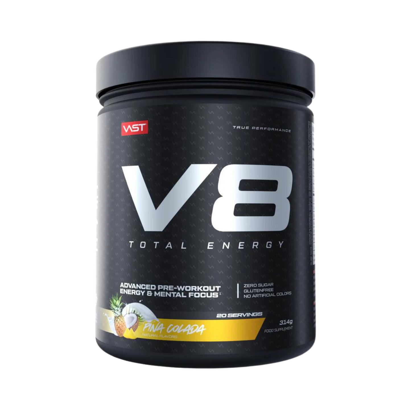 VAST V8 Total Energy (Pre Workout Booster) 314g