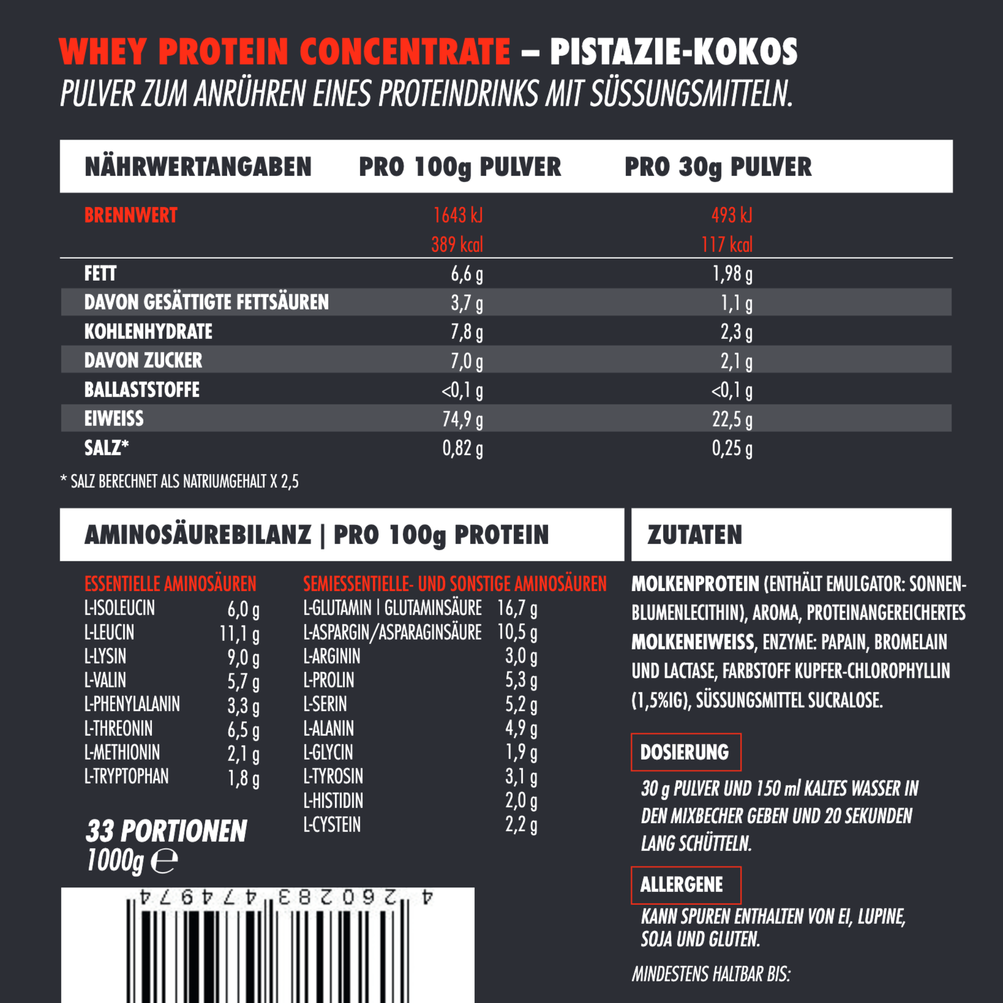 BIG ZONE Battle Whey 1000g